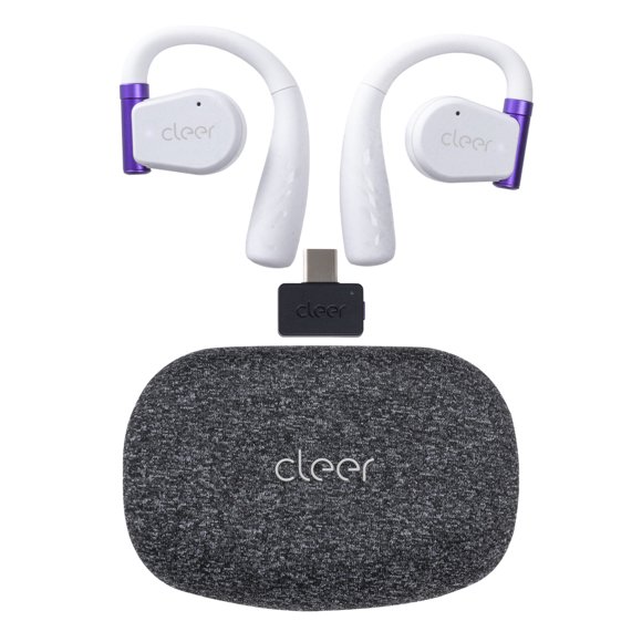 Audífonos Cleer ARC II Gaming Open-Ear: Baja Latencia, IPX5, 35h Batería, UV Case Color Blanco