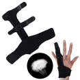 thumbnail image 1 of Queilt （M:4.5-6.5cm）Finger Splint Reusable Finger Support Sleeves for Sports Injuries Adjustable Elastic Trigger Finger Splints for Low Volleyball Tennis, 1 of 5