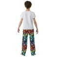 thumbnail image 5 of FORMRS Kids Pajama Pants with Pockets Size 9-10Y Boys Lounge Sleep Bottoms, Vibrant Dragon Scales Pattern, 5 of 8