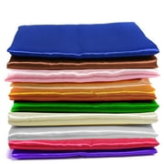 Shason Textile Special Occasion Costume Satin 2 Yards Precut Fabric, White