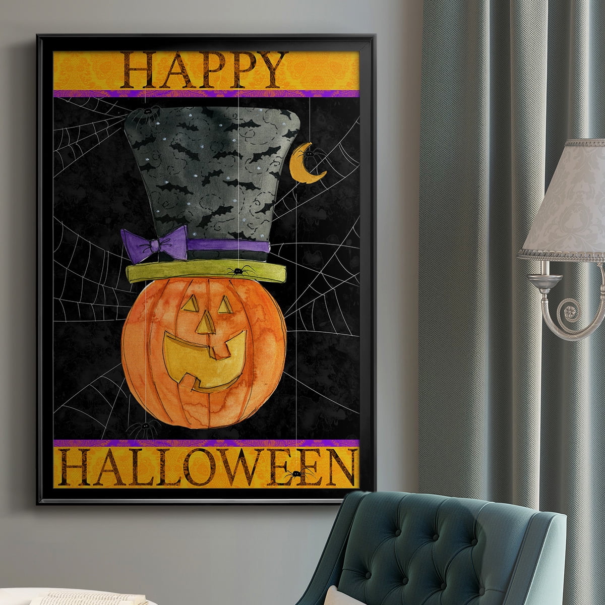 Happy Halloween Premium Classic Framed Print - Ready to Hang