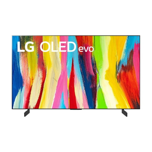LG OLED42C2PUA 42" 4K UHD HDR OLED webOS Evo ThinQ AI Smart TV - 2022 (Factory Refurbished)