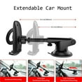 thumbnail image 3 of Dash Car Mount for Galaxy A30s/A10s/A10e/A02s - Windshield Holder Telescopic Cradle Swivel R4D Compatible With Samsung Galaxy A30s/A10s/A10e/A02s, 3 of 6