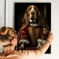 thumbnail image 4 of Basset Fauvede Bretagne Pets Portrait Painting of Dog Renaissance Style on Canvas Royal Pet Portrait from Photo, Wall Art Print for Home Decor, Modern Wall Decoration, 4 of 5