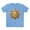 Carolina Blue, variant on Gold Sun Graphic Unisex 100 Cotton T-Shirt with Golden Art Design 12
