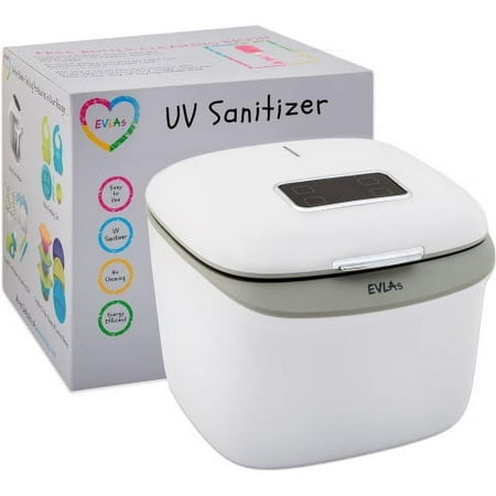 Bluestone UV-Light Sterilizer, Sanitizer and Dryer with Touch Screen, Large Capacity for Phones, Toothbrush and Other Household Items