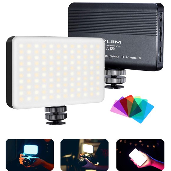 Luz LED de vídeo VIJIM VL120 recargable 120 para fotografía
