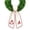 A, variant on Personalized Christmas Wreath Sash Monogram Front Door Bow Decor Embroidery Initial Sash for Christmas Wreath Fireplaces Initial Housewarming Gifts