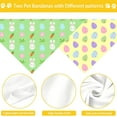 thumbnail image 2 of Easter Dog Bandana, 2 Pack Adjustable Holiday Party Birthday Pets Rabbit Easter Egg Bandana Triangle Bibs Cat Scarf Set, 2 of 6