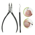 thumbnail image 4 of Juego de herramientas para uñas, juego de cortaúñas de manicura de acero inoxidable de 2 piezas, pinzas para uñas, rendimiento inigualable, 4 of 5