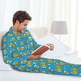 thumbnail image 5 of KLL Beer3 Sleepwear Mens Flannel Pajamas,Long Cotton Pj Set, 5 of 7