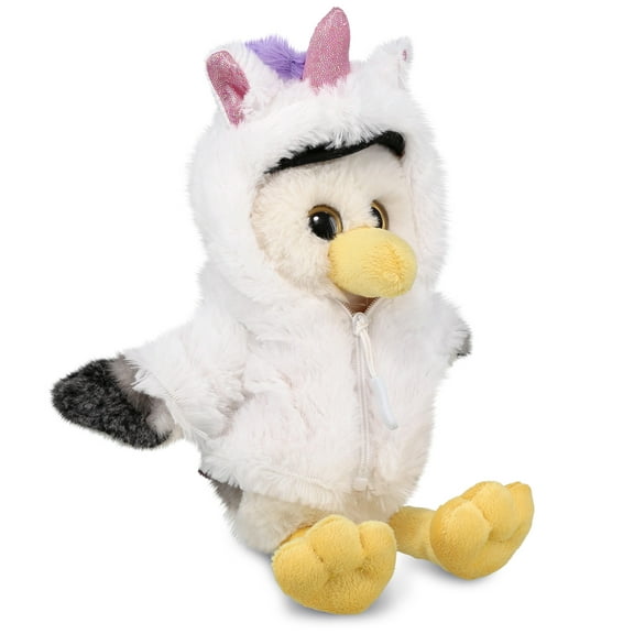 DolliBu Seagull Sailor Unicorn Plush Stuffed Animal Toy - Super Soft Seagullcorn Dress Up with Removable Plush Unicorn Outfit, Cute Fantasy Ocean Life Gift - 7.5 Inches