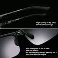 thumbnail image 3 of PUKCLAR Mens Driving Sunglasses Polarized Sports Sunglasses Al-Mg Metal Frame Cycling Fishing Golf Goggles, 3 of 7