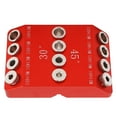 thumbnail image 2 of Jig à Trous de Poche 30° 45° 90° Guide de Perceuse Outil de Fixation pour Menuiserie, 2 of 9