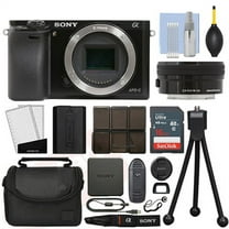 Sony Alpha a6400 Mirrorless 4K Digital Camera & 16-50mm Lens Black   16GB Kit