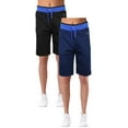 thumbnail image 1 of Women's Loose-Fit Fleece Bermuda Lounge Shorts (2-Pack), 1 of 3