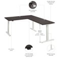 thumbnail image 6 of Move 60 Series 60W L Shaped Standing Desk in Storm Gray - Engineered Wood, 6 of 7