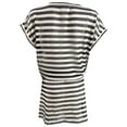 thumbnail image 2 of Calvin Klein Women's Striped Tunic Dress Swim Cover-Up  (L/XL, Black/Milk), 2 of 2