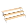 thumbnail image 4 of Clear Acrylic Display Riser Shelf Storage Organizer Jewellery Display 3 Tiers, 4 of 7