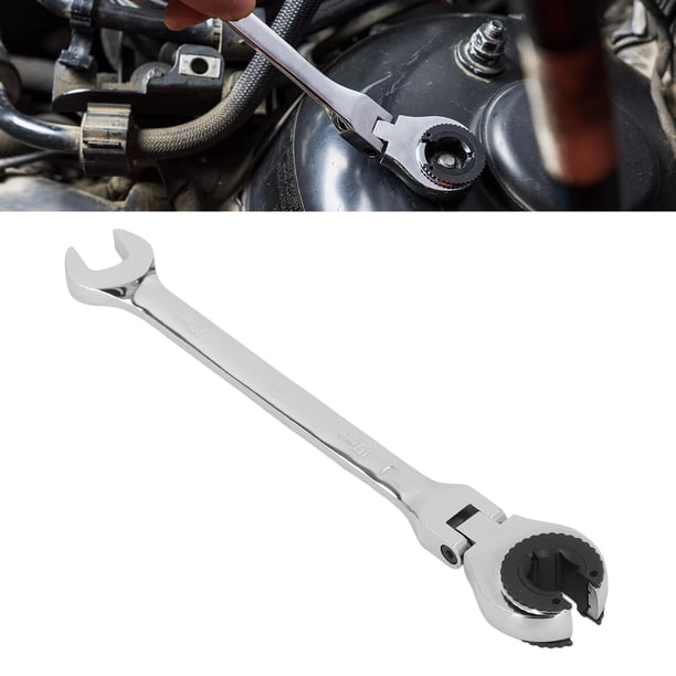 Llave De Trinquete De Cabeza Flexible, Llave De Trinquete De 72 Dientes Engranaje Ajustable Profesional Para Tubos De Aire Acondicionado