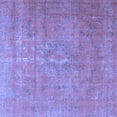 thumbnail image 1 of Ahgly Company Machine Washable Indoor Square Persian Blue Traditional Area Rugs, 5' Square, 1 of 4