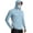 Light Blue_014, variant on Mens Performance Fishing Hoodie Shirt - UPF 50+ UV Sun Protection Long Sleeve Mountain Apparel Shirts with Face Mask White 2XL