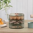 thumbnail image 4 of JingChun 3 Layer Multifunction Dried Fruit Holder Tray Serving Dish Tray Platter for Candies Cookies, 4 of 6