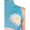 thumbnail image 4 of Leg Avenue Daisy Crop Top, Small, Blue, 4 of 5