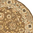 thumbnail image 2 of SAFAVIEH Chelsea Kaeden Floral Wool Area Rug, Brown/Ivory, 4'6" x 6'6" Oval, 2 of 4