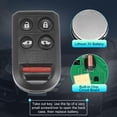 thumbnail image 4 of Unique Bargains 313.8MHz OUCG8D-399H-A Smart Proximity Keyless Entry Remote Car Key Fob for Honda Odyssey 2005-2010, 4 of 7