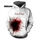 thumbnail image 3 of Nueva moda para hombres y mujeres, sudaderas con capucha divertidas con estampado 3D informal de Halloween, sudaderas con capucha sangrientas de terror, sudaderas con capucha geniales de alta calidad, 3 of 5