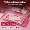 thumbnail image 3 of Teclado Gamer Inalámbrico AULA F75 75% con RGB - Rosa, 3 of 8