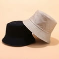thumbnail image 6 of COCOpeaunt Double-sided Wearing Cap Solid Color Bucket Hat Men Women Sun Hat Reversible Fisherman Hat Summer Panama Cap Sun Fishing Gorros, 6 of 6