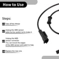 thumbnail image 7 of Unique Bargains ABS Wheel Speed Sensor No.68199987AA/68199987AB/68199987AC Front Left or Right Driver or Passenger Side Fit for Chrysler 300 2015-2022, 7 of 7