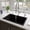 Black Matte, variant on ALFI brand AB3018UD-W 30" White Undermount / Drop In Fireclay Kitchen Sink