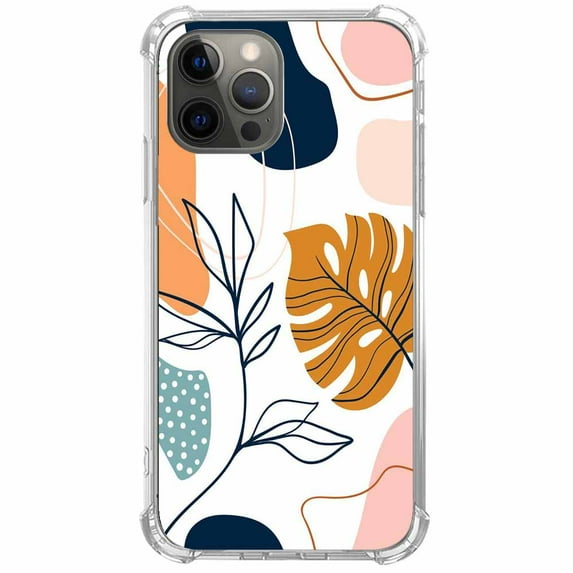 Floral Drawing Case for iPhone 11 Pro ,Aesthetic Art Design Pattern TPU Shock Proof Cover Case