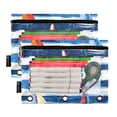 thumbnail image 5 of FORMRS 2 Pack Pencil Pouch for 3 Ring Binder with Clear Window Zipper Case, Blue Sailboats, 5 of 6