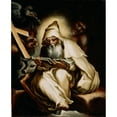 thumbnail image 2 of Lelio Orsi 12x14 Gold Ornate Wood Frame and Double Matted Museum Art Print Titled - The Temptation of Saint Anthony (1570s), 2 of 4
