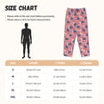 thumbnail image 2 of Salouo America Flags Print Women's Pajama Pants Casual Loose Sweatpants PJs Flowy Pants Drawstring Palazzo for Women Wide Leg Pants Lounge Pajama -X-Large, 2 of 8