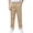 Khaki, variant on LEKWK Boys Uniform Pants Chino Pants Pull-On Elastic Waist Straight Leg Trousers with Pockets Kids Twill Pants 5-15Y Back to School Clothes
