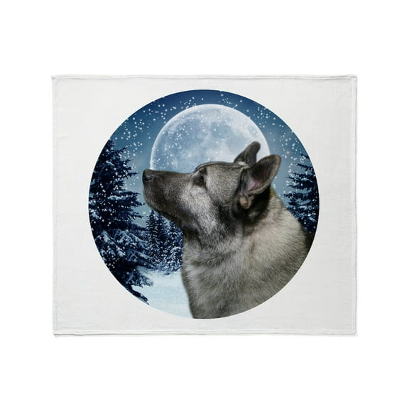 CafePress - Norwegian Elkhound Throw Blanket - Soft Fleece Throw Blanket, 50"x60" for All Ages