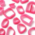 thumbnail image 2 of ABS Plastic Cookie Cutters Geometrical Shape Hot Pink Package Size: 200x110x25mm, 2 of 5