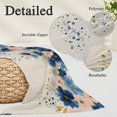 thumbnail image 3 of Navy Blue Spring Floral Body Pillow Covers 20"x54", Farmhouse Butterfly Rustic Soft Brushed Microfiber Breathable Throw Pillow Covers, Pillowcase with Zipper for Couch Sofa Bedroom Living Room, 3 of 9