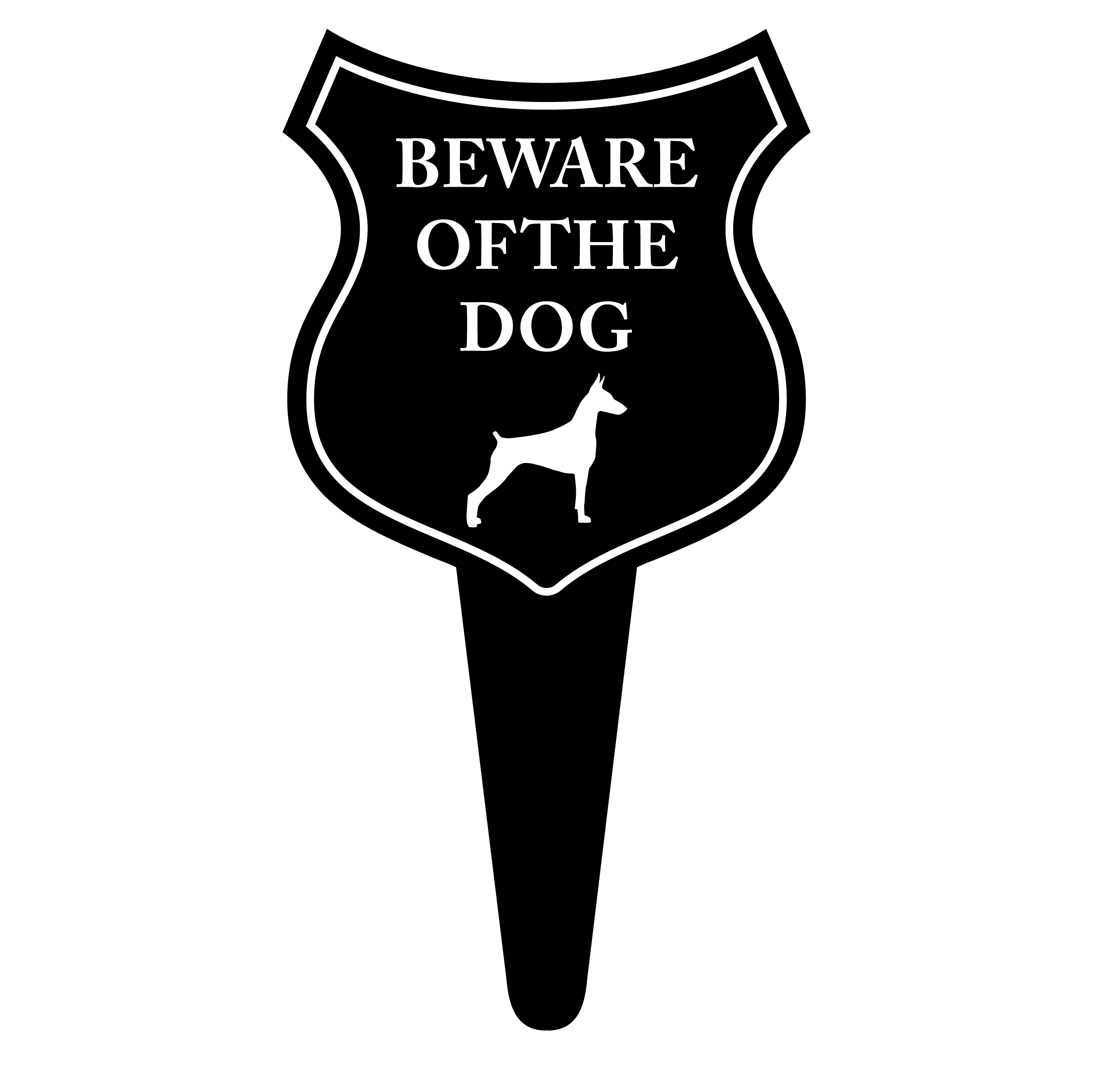 Goutoports Yard Metal Sign Closed Dogs in Yard Warning Beware of The Dog Garden Signs Outdoor Warning7.9x11.8 Inch