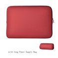 thumbnail image 1 of Laptop Sleeve Bag +Long Power Supply Bag Sets ,Protective Soft Case Padded Zipper Cover Carrying Computer Bag Compatible with Apple /Huawei /Matebook, 1 of 5