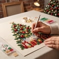 thumbnail image 5 of 3D Pearl Beads Art Craft Kit with Frame, DIY Christmas Pearl Diamond Art Kit, Including Santa Claus, Snowman, Christmas Tree, Reindeer and Gift Boxes for Home Wall Decor, 5 of 6