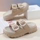 thumbnail image 4 of Sandalias Planas para Casa Playa Suela Gruesa Comodidad Mujeres Y Hombres, 4 of 8