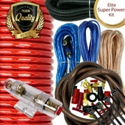 Car Audio 4Gauge Cable Kit Amp Amplifier Install RCA Subwoofer Sub Wiring 3500W Bundle