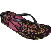 MUK LUKS Wedge Flip Flops