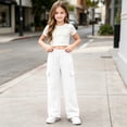 thumbnail image 5 of StSilkitty Cargo Pants for Boys Girls Elastic Waist Straight Leg Sweatpants Athletic Running Hiking Sweat Pants with Pockets, 5 of 9